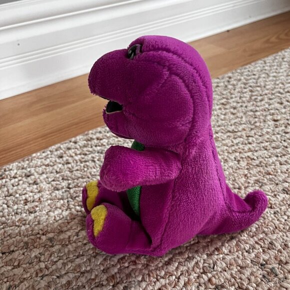Barney Plush Stuffed Purple Dinosaur Toy  9" Tall - Picture 7 of 8